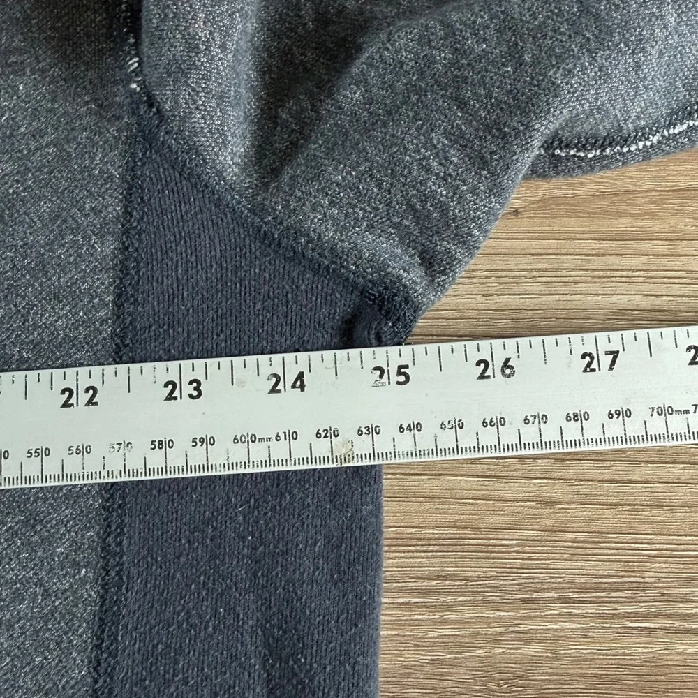 J. Crew Shawl‎ Collar Sweatshirt Mens XL Gray French Terry Vintage Fleece READ